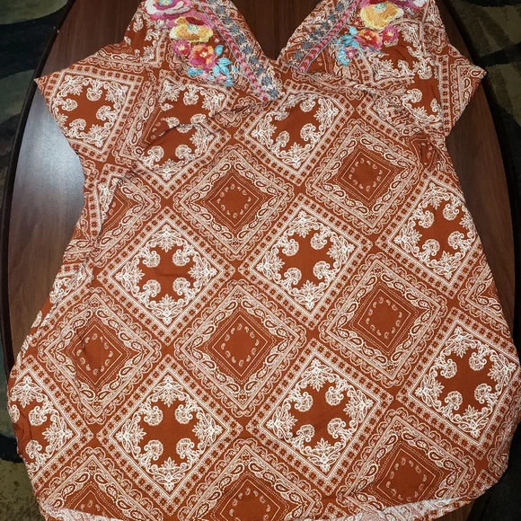 Savanna Jane Embroidered Tunic SZ 2X - Picture 4 of 4